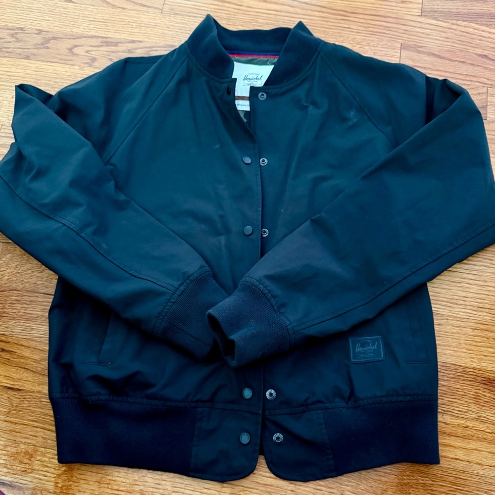 Herschel Supply Company Black Bomber Jacket